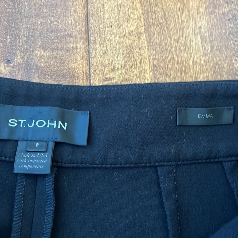 St John Black Pant Size 8 - Picture 12 of 13